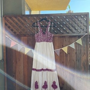 Anthropologie White dress